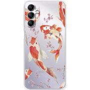 Прозрачный чехол BoxFace Samsung Galaxy A14 5G (A146) Japanese Koi Fish