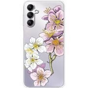 Прозрачный чехол BoxFace Samsung Galaxy A14 5G (A146) Cherry Blossom