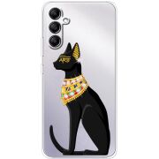 Чехол со стразами Samsung Galaxy A34 5G (A346) Egipet Cat