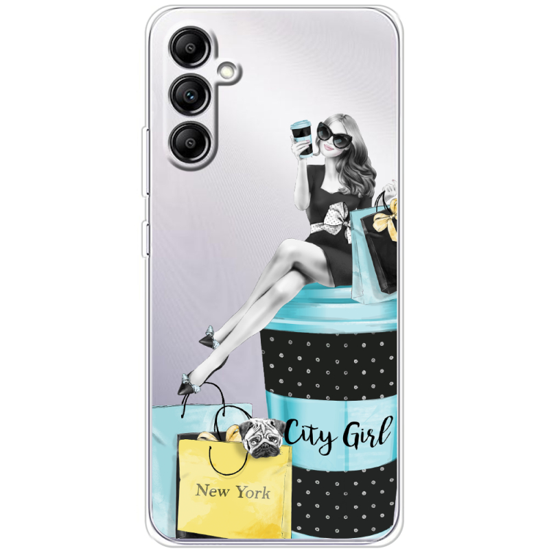 Прозрачный чехол BoxFace Samsung Galaxy A34 5G (A346) City Girl