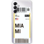 Прозрачный чехол BoxFace Samsung Galaxy A34 5G (A346) Ticket Miami