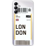Прозрачный чехол BoxFace Samsung Galaxy A34 5G (A346) Ticket London