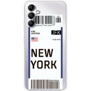 Прозрачный чехол BoxFace Samsung Galaxy A34 5G (A346) Ticket New York