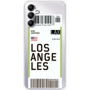 Прозрачный чехол BoxFace Samsung Galaxy A34 5G (A346) Ticket Los Angeles