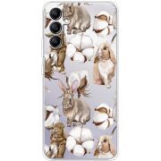 Прозрачный чехол BoxFace Samsung Galaxy A34 5G (A346) Cotton and Rabbits