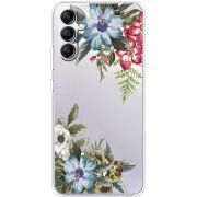 Прозрачный чехол BoxFace Samsung Galaxy A34 5G (A346) Floral
