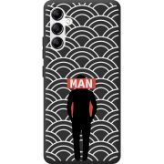 Черный чехол BoxFace Samsung Galaxy A34 5G (A346) Man Pattern