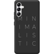 Черный чехол BoxFace Samsung Galaxy A34 5G (A346) Minimalistic