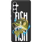 Черный чехол BoxFace Samsung Galaxy A34 5G (A346) Fish