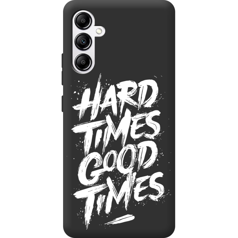 Черный чехол BoxFace Samsung Galaxy A34 5G (A346) Hard Times Good Times