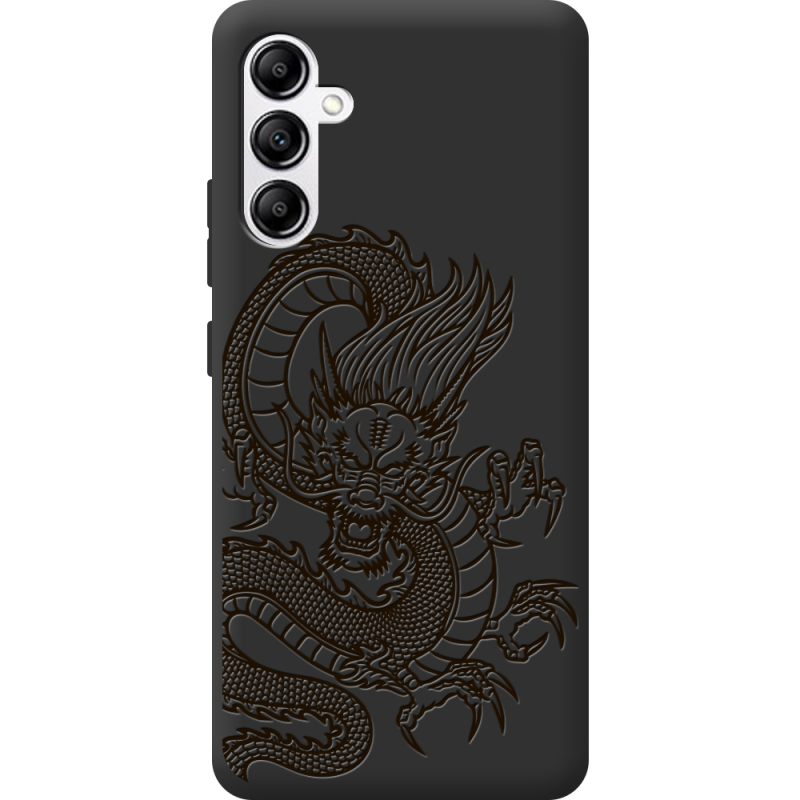 Черный чехол BoxFace Samsung Galaxy A34 5G (A346) Chinese Dragon