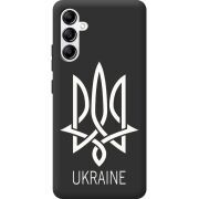 Черный чехол BoxFace Samsung Galaxy A34 5G (A346) Тризуб монограмма ukraine