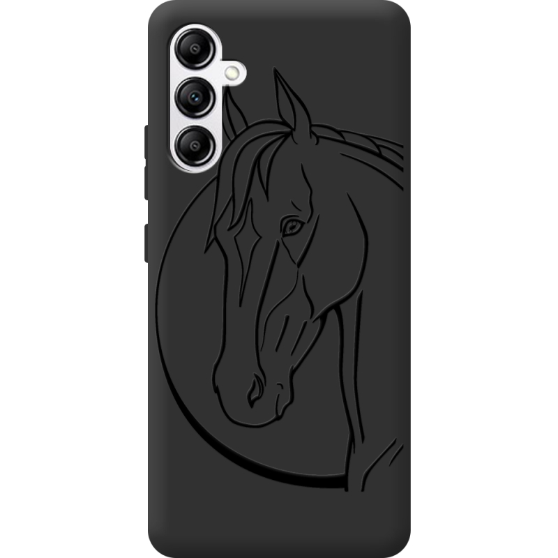 Черный чехол BoxFace Samsung Galaxy A34 5G (A346) Horse