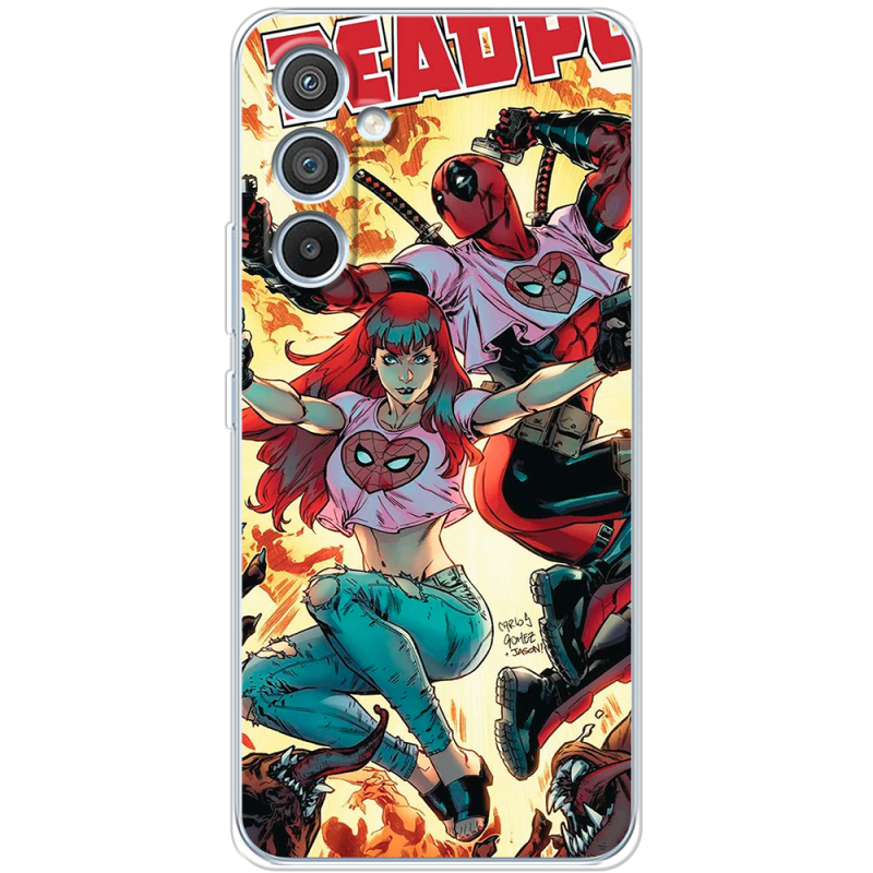 Чехол BoxFace Samsung Galaxy A54 5G (A546) Deadpool and Mary Jane