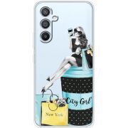 Прозрачный чехол BoxFace Samsung Galaxy A54 5G (A546) City Girl