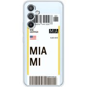 Прозрачный чехол BoxFace Samsung Galaxy A54 5G (A546) Ticket Miami