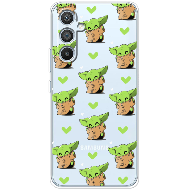 Прозрачный чехол BoxFace Samsung Galaxy A54 5G (A546) Pattern Baby Yoda