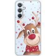 Прозрачный чехол BoxFace Samsung Galaxy A54 5G (A546) Winter Deer