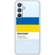 Прозрачный чехол BoxFace Samsung Galaxy A54 5G (A546) Pantone вільний синій