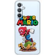 Прозрачный чехол BoxFace Samsung Galaxy A54 5G (A546) Super Mario