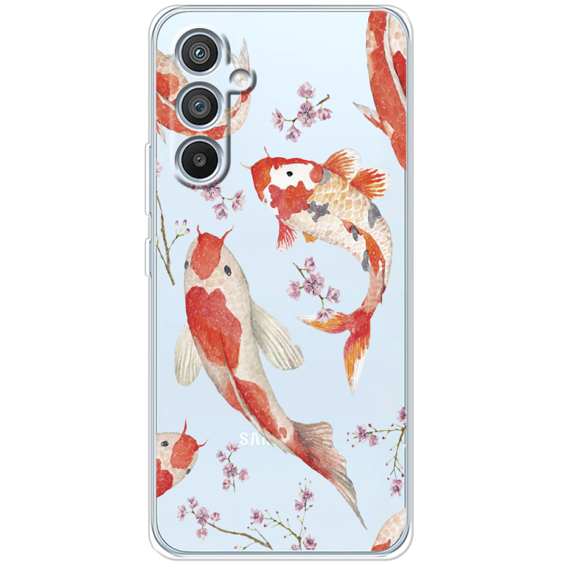 Прозрачный чехол BoxFace Samsung Galaxy A54 5G (A546) Japanese Koi Fish