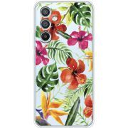 Прозрачный чехол BoxFace Samsung Galaxy A54 5G (A546) Tropical Flowers