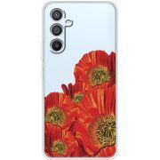 Прозрачный чехол BoxFace Samsung Galaxy A54 5G (A546) Red Poppies