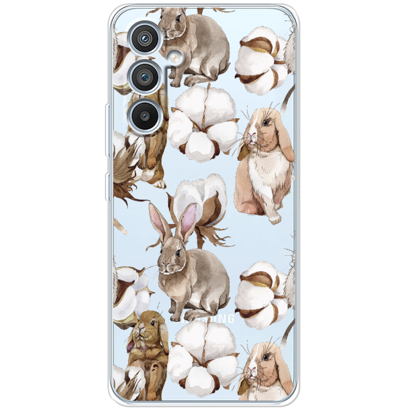 Прозрачный чехол BoxFace Samsung Galaxy A54 5G (A546) Cotton and Rabbits