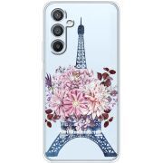 Чехол со стразами Samsung Galaxy A54 5G (A546) Eiffel Tower