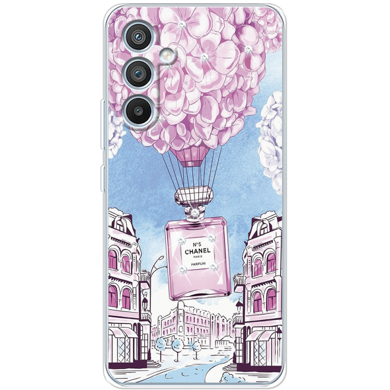 Чехол со стразами Samsung Galaxy A54 5G (A546) Perfume bottle