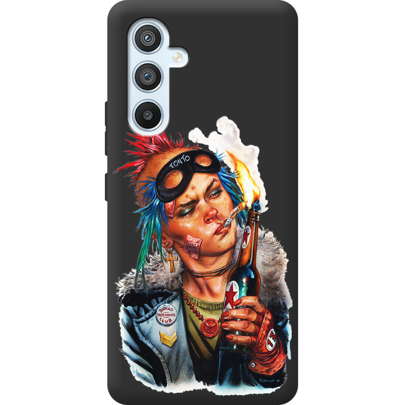 Черный чехол BoxFace Samsung Galaxy A54 5G (A546) Tanker Girl