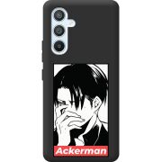 Черный чехол BoxFace Samsung Galaxy A54 5G (A546) Attack On Titan - Ackerman