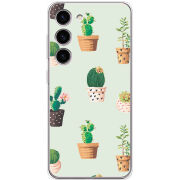 Чехол BoxFace Samsung Galaxy S23 (S911) L-green Cacti