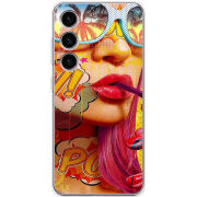 Чехол BoxFace Samsung Galaxy S23 (S911) Yellow Girl Pop Art