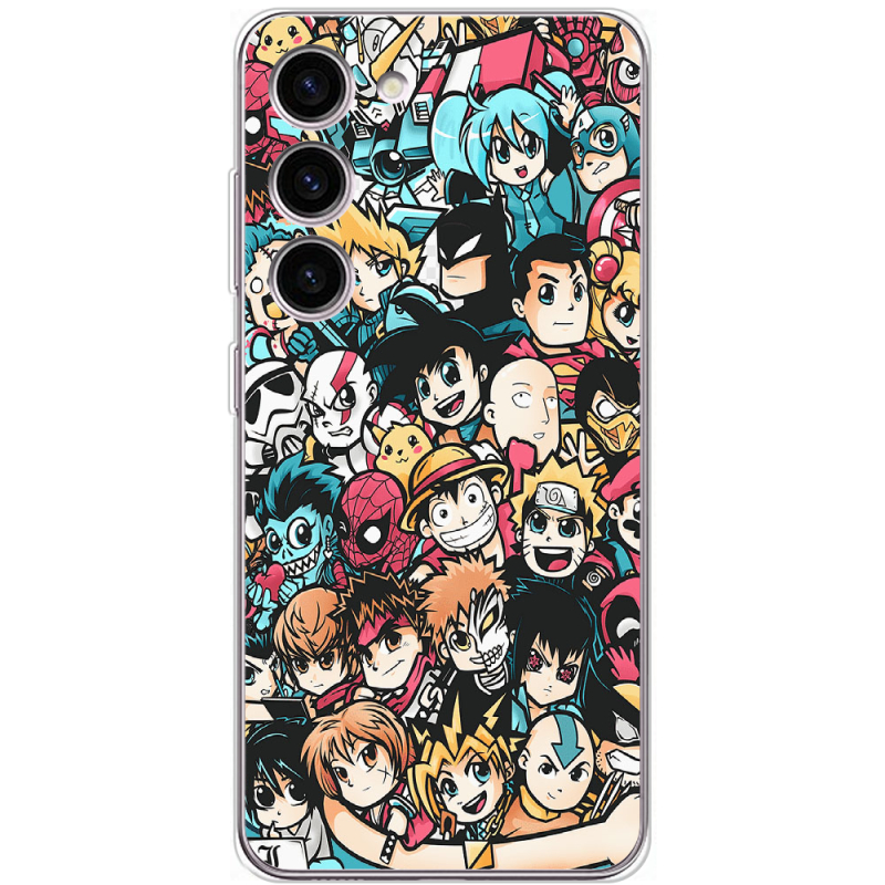 Чехол BoxFace Samsung Galaxy S23 (S911) Anime Stickers