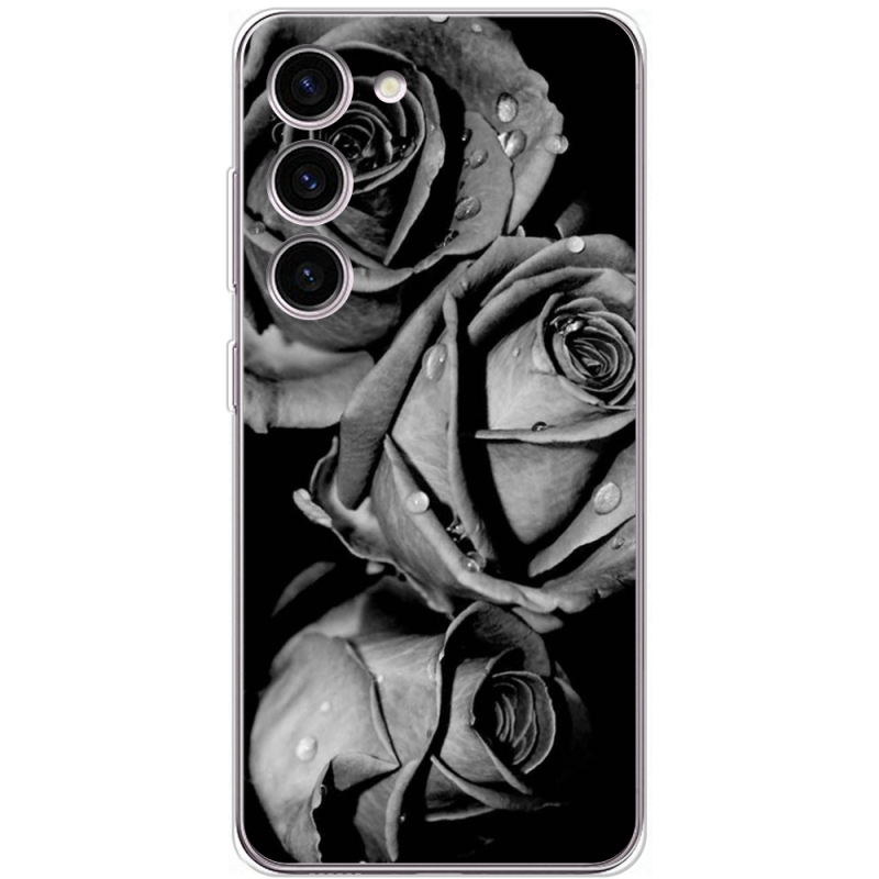 Чехол BoxFace Samsung Galaxy S23 (S911) Black and White Roses