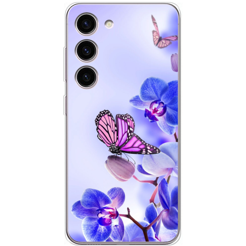 Чехол BoxFace Samsung Galaxy S23 (S911) Orchids and Butterflies