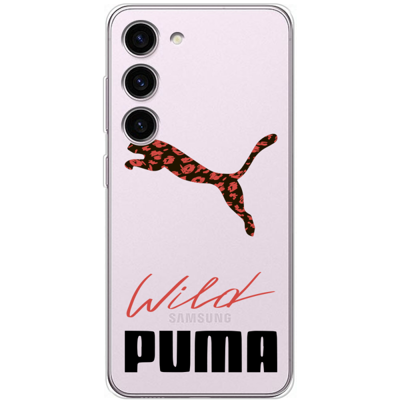 Прозрачный чехол BoxFace Samsung Galaxy S23 (S911) Wild Cat