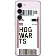 Прозрачный чехол BoxFace Samsung Galaxy S23 (S911) Ticket Hogwarts