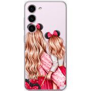 Прозрачный чехол BoxFace Samsung Galaxy S23 (S911) Mouse Girls