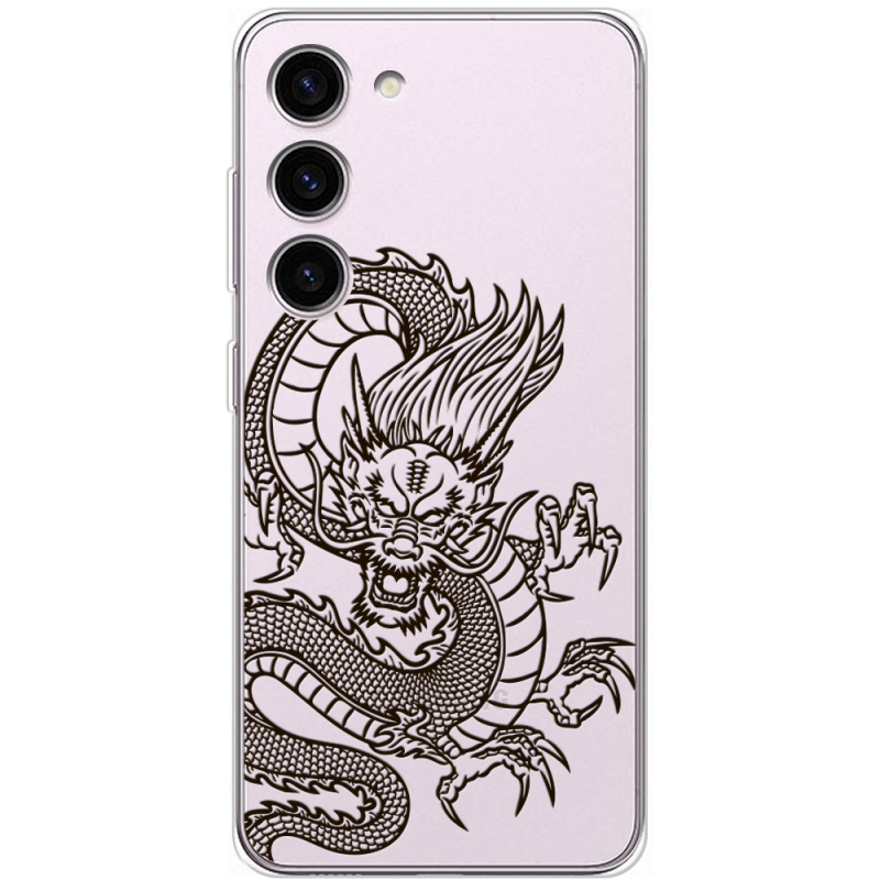 Прозрачный чехол BoxFace Samsung Galaxy S23 (S911) Chinese Dragon