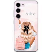 Прозрачный чехол BoxFace Samsung Galaxy S23 (S911) Travel Girl