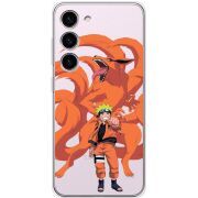 Прозрачный чехол BoxFace Samsung Galaxy S23 (S911) Naruto and Kurama