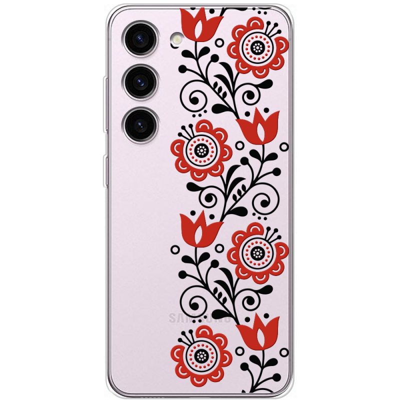 Прозрачный чехол BoxFace Samsung Galaxy S23 (S911) Ethno Ornament