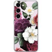 Прозрачный чехол BoxFace Samsung Galaxy S23 (S911) Floral Dark Dreams