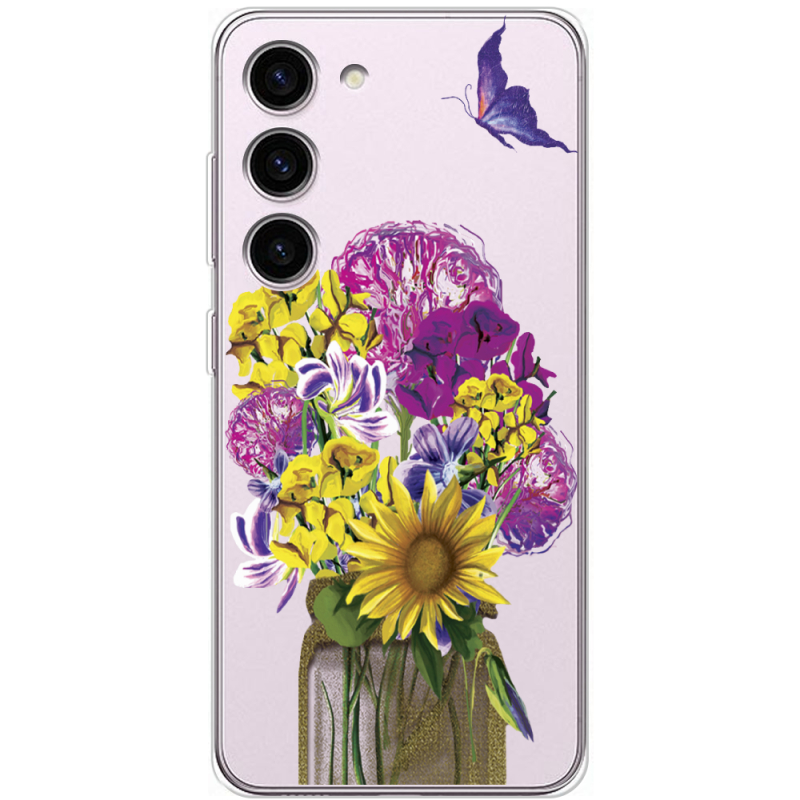 Прозрачный чехол BoxFace Samsung Galaxy S23 (S911) My Bouquet