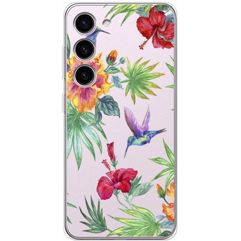 Прозрачный чехол BoxFace Samsung Galaxy S23 (S911) Tropical