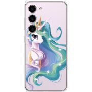 Чехол со стразами Samsung Galaxy S23 (S911) Unicorn Queen