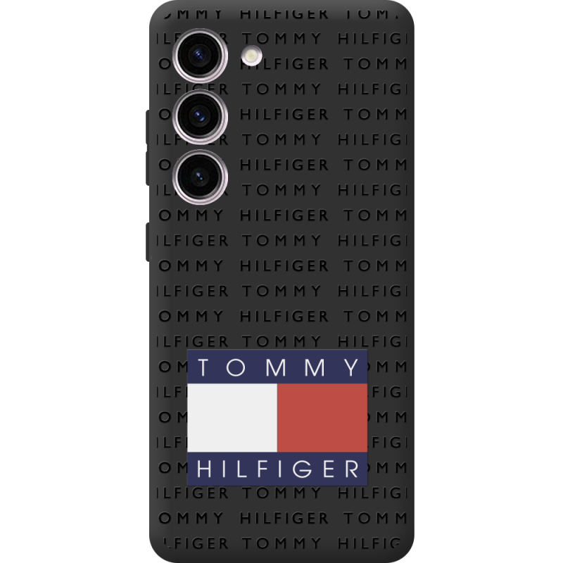 Черный чехол BoxFace Samsung Galaxy S23 (S911) Tommy Print