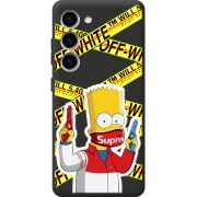 Черный чехол BoxFace Samsung Galaxy S23 (S911) White Bart